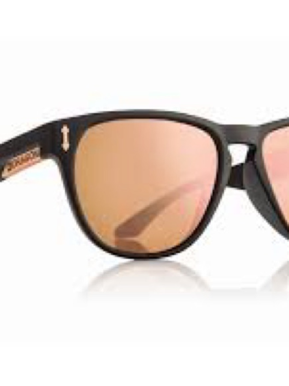 Dragon Marquis Sunglasses Black Matte Rose Gold
